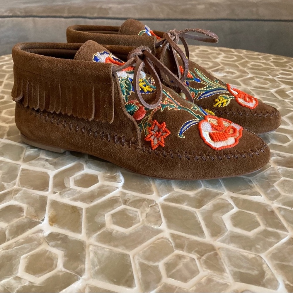 NEW!  Tory Burch Huntington embellished Moc Bootie (5)